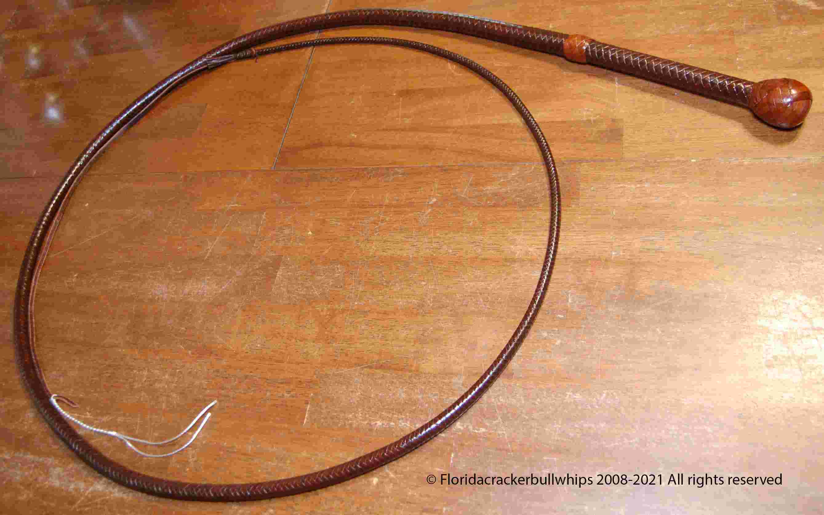 7 Foot 12 Plait Kangaroo Bullwhip